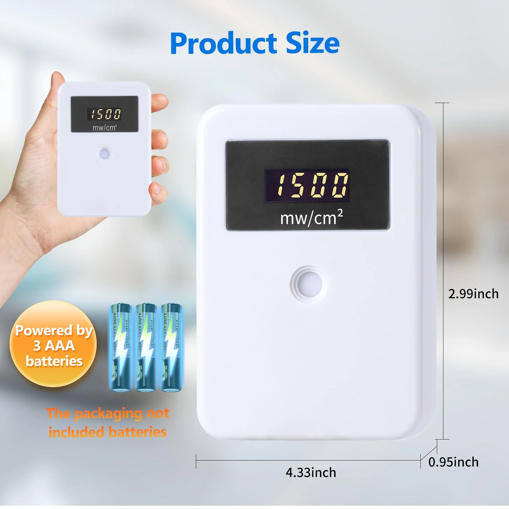 Annhua Dental Led Light Meter, Light Cure Power Curing Tester - Image 8