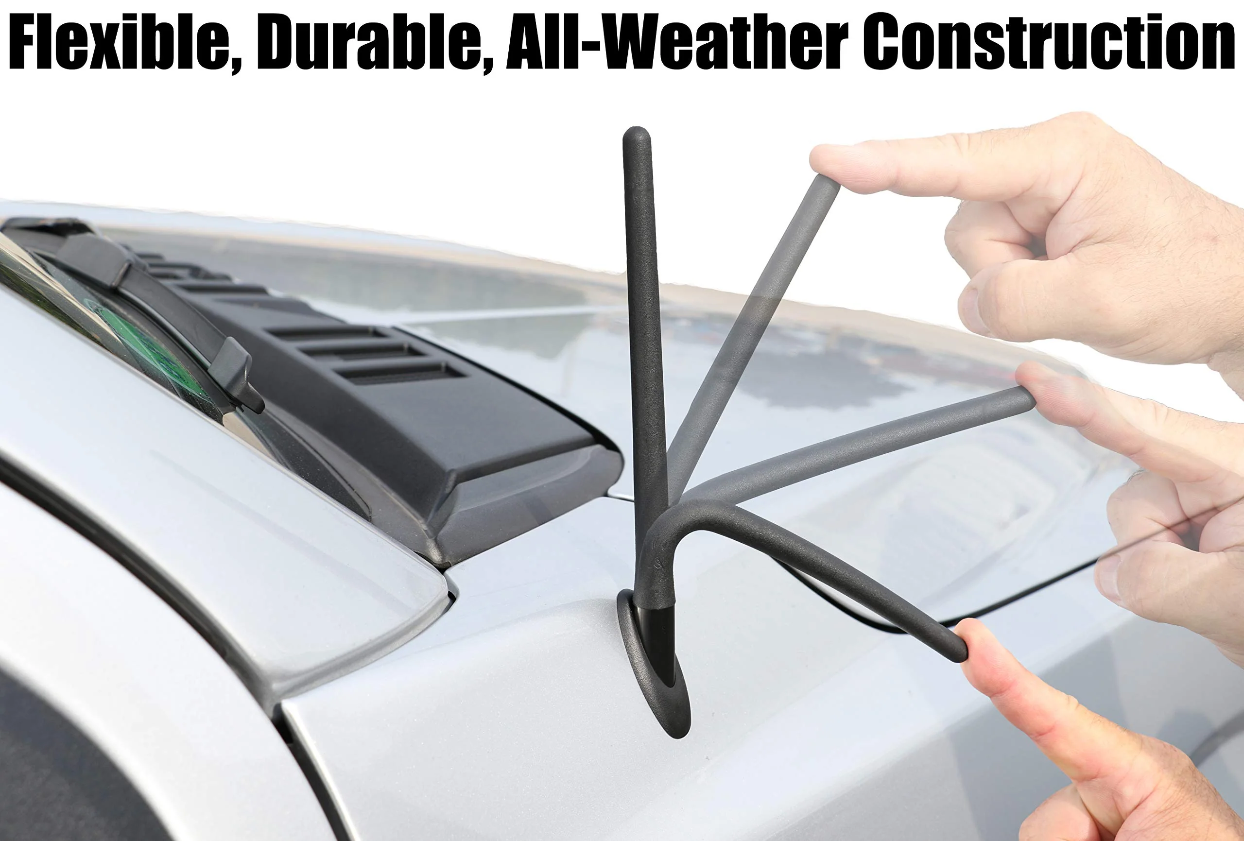 AntennaMastsRus - The Original 6 3/4 Inch is Compatible with Airstream Flying Cloud Campers - Short Rubber Antenna - Internal Copper Coil - Premium Reception - German Engineered - Image 3