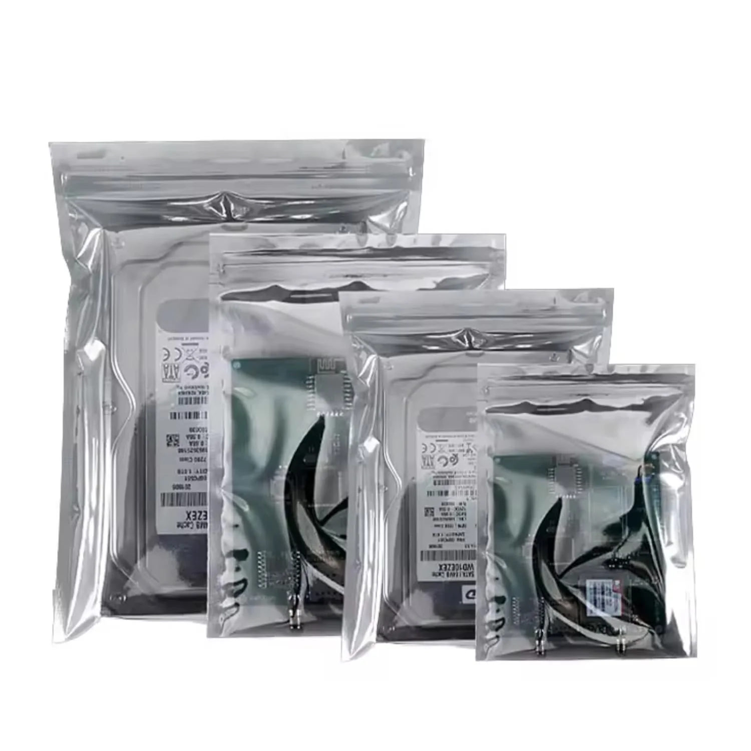 Antistatic Bags, 100pcs Resealable ESD Bags 3.2x4.7inches with Labels for GPU Hard Drive SSD HDD and Electronic Device (Ziplock-3.2X4.7-100pc) Ziplock-3.2X4.7-100pc - Image 7