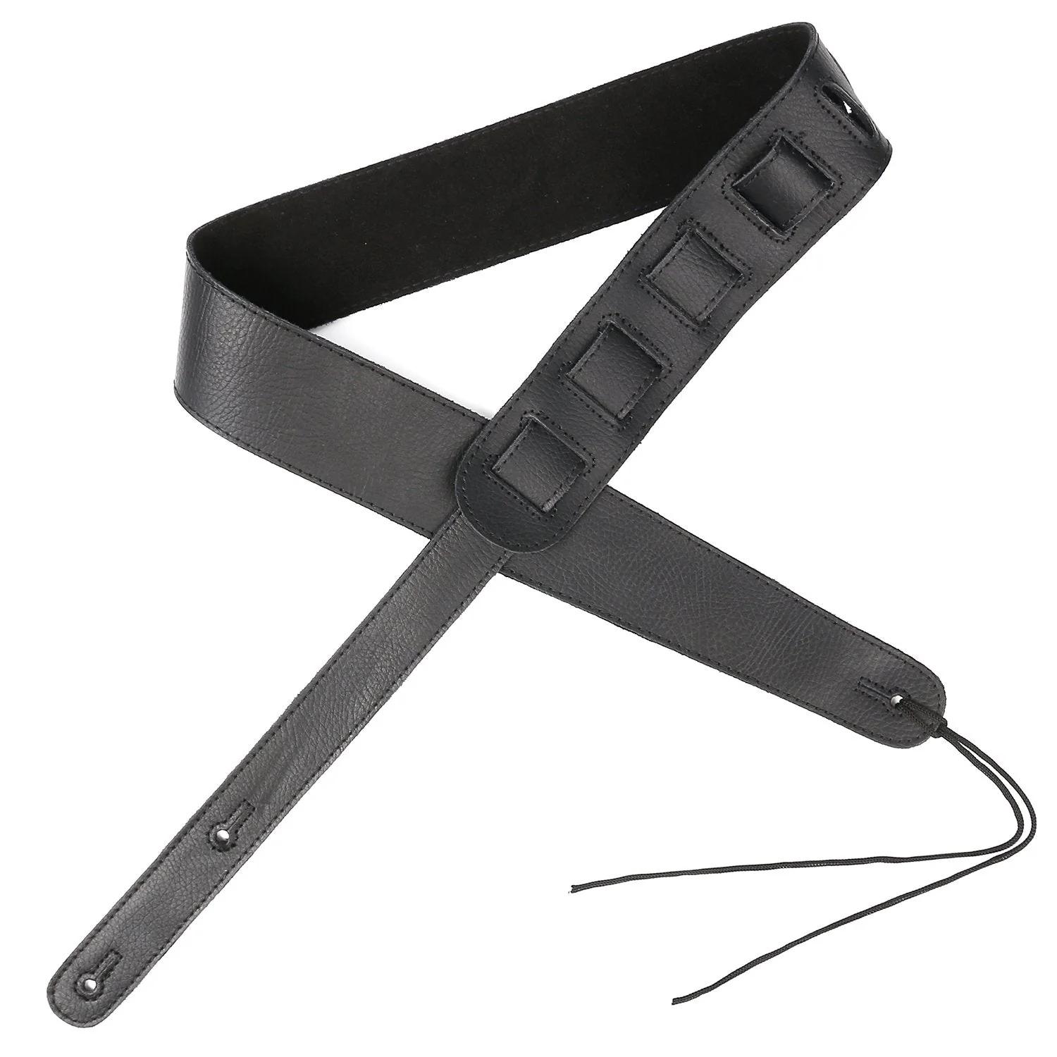 Anwenk Leather Guitar Strap with Extension Genuine Leather Electric Guitar Strap Acoustic Strap Bass Strap with Extension, Cow Leather, Top Grade Material,Best Gift for Guitar Fans - Image 2