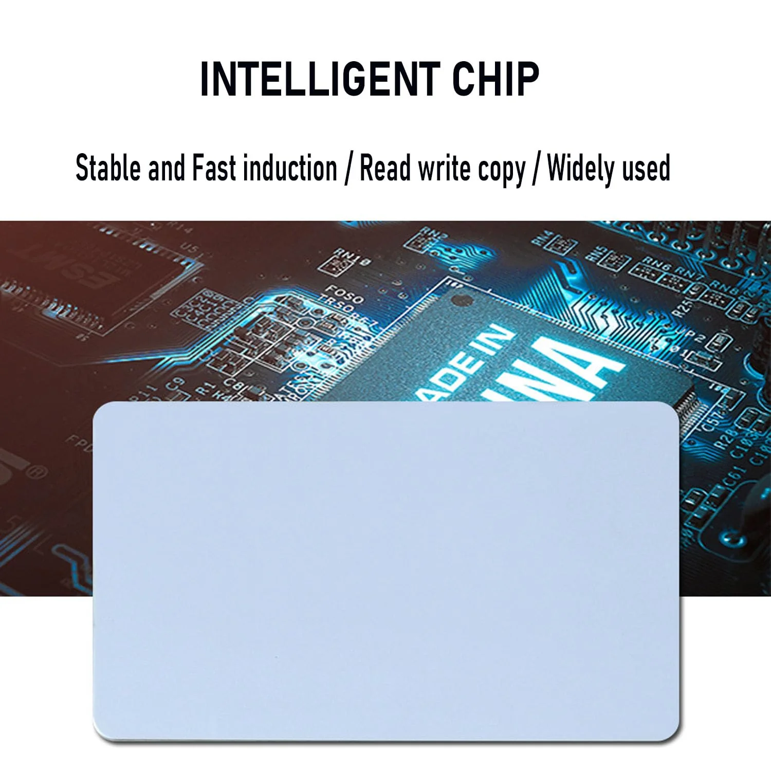 AOAMZ NFC RFID 13.56 MHz UID Card, Readable, Rewritable, Modified, Made of PVC Material, Used for 1K IC Card Non-Contact Detection White Card (50) for Access Control System 49 - Image 3