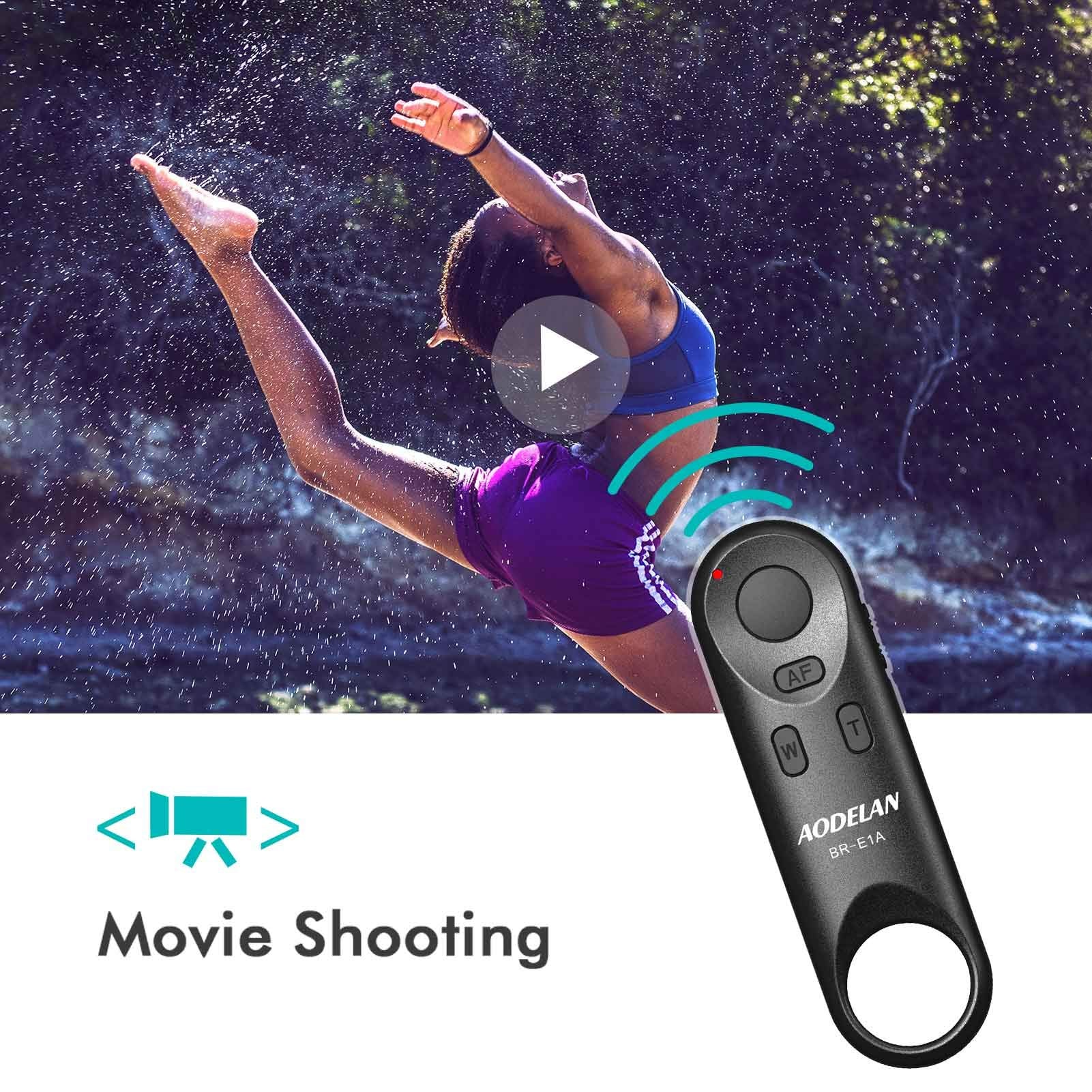 AODELAN Camera Remote Control for Canon EOS RP, EOS R, R5, R6, M50, M50 II, 6D Mark II, 77D, 850D, 800D, 200D, 250D, EOS Rebel SL2, Rebel T7i, T8i, 90D, EOS M6 Mark II, SX70 HS; Replaces Canon BR-E1 - Image 8