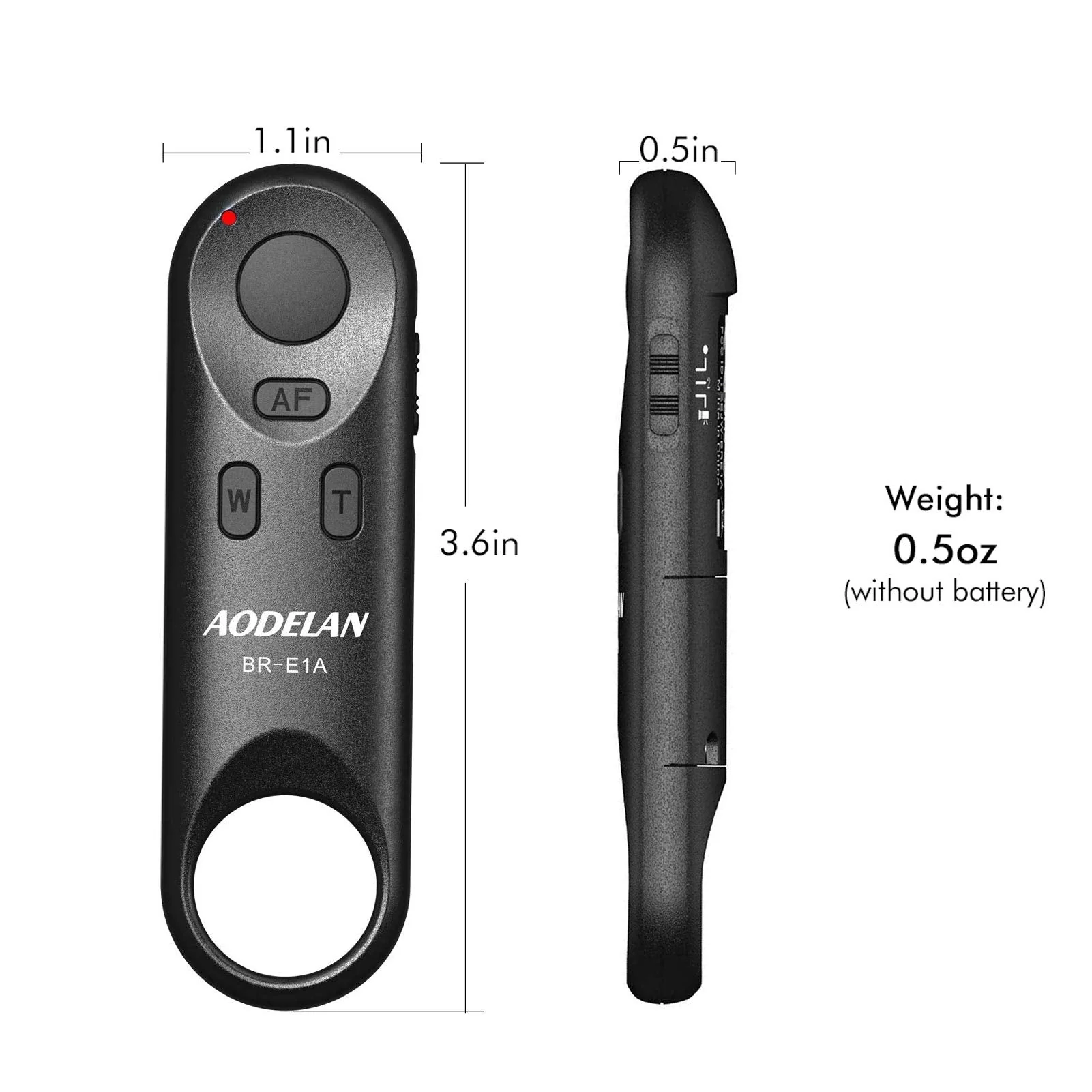 AODELAN Camera Remote Control for Canon EOS RP, EOS R, R5, R6, M50, M50 II, 6D Mark II, 77D, 850D, 800D, 200D, 250D, EOS Rebel SL2, Rebel T7i, T8i, 90D, EOS M6 Mark II, SX70 HS; Replaces Canon BR-E1 - Image 9