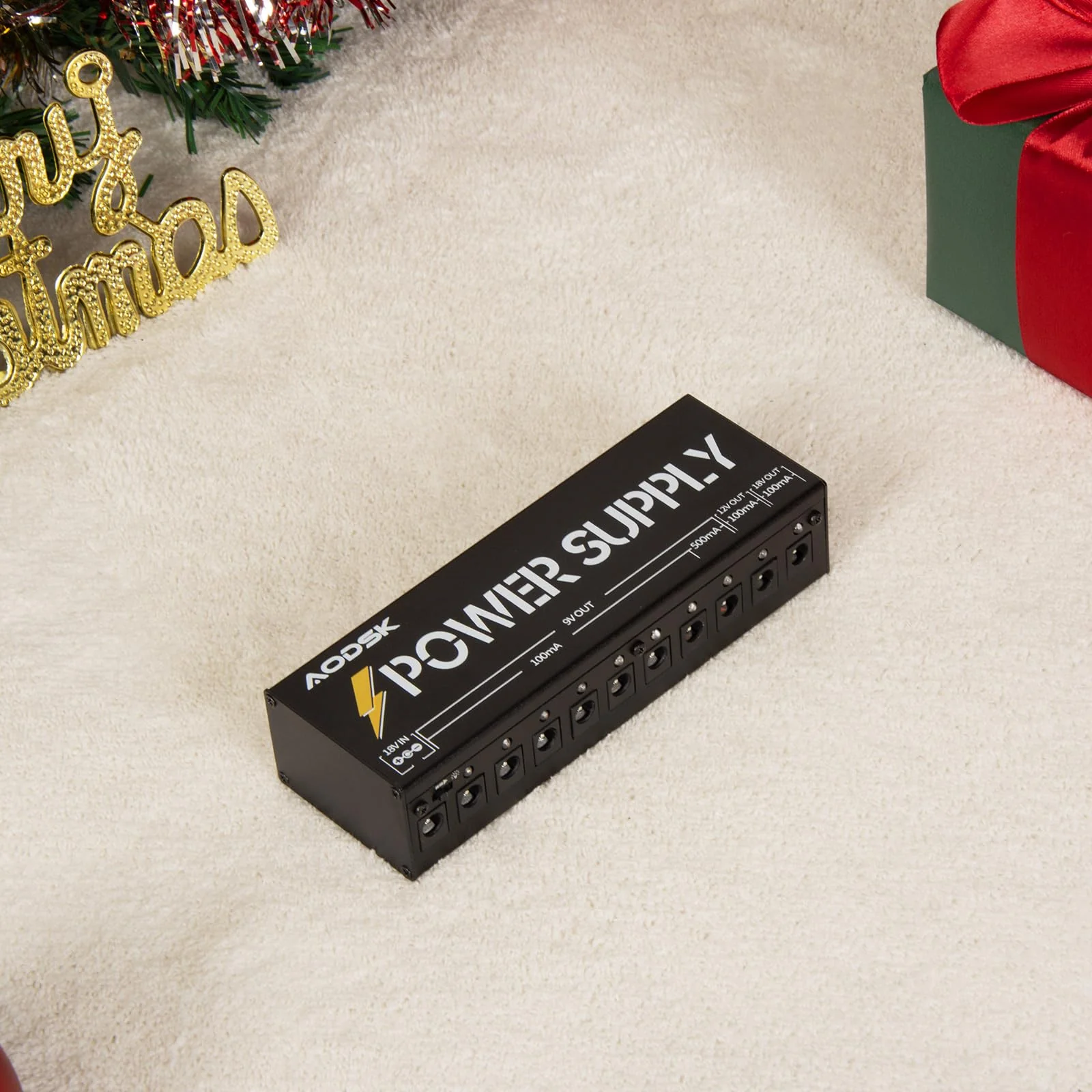 AODSK Guitar Effect Pedal Power Supply,9V/12V/18V DC Output,10 Isolated DC Output（AH-05） - Image 8