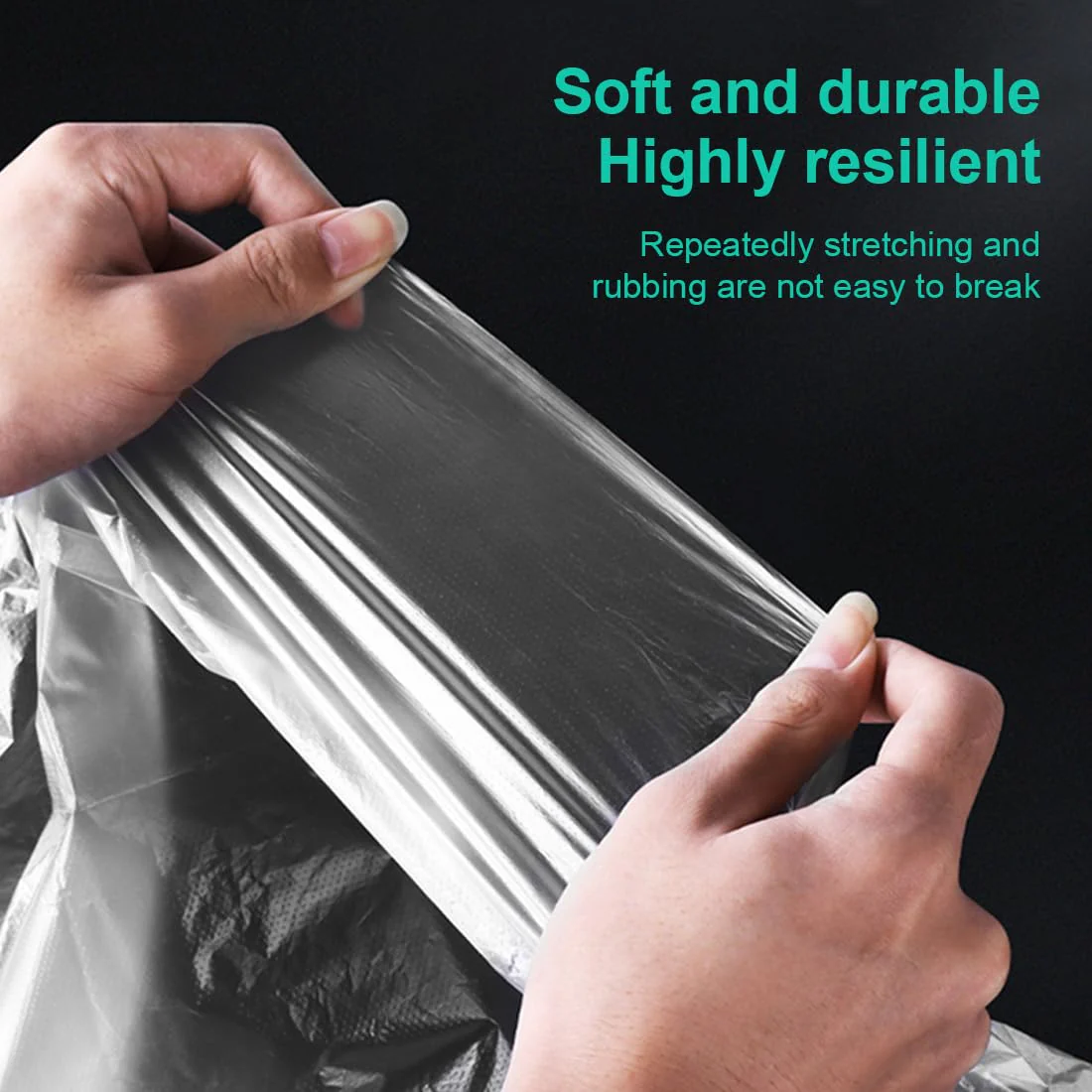 AOEVUIR Pack of 25 Disposable Aprons for Children Disposable Aprons Plastic Aprons Waterproof Small Transparent Polyethylene Aprons for Crafts Painting Cooking - Image 4