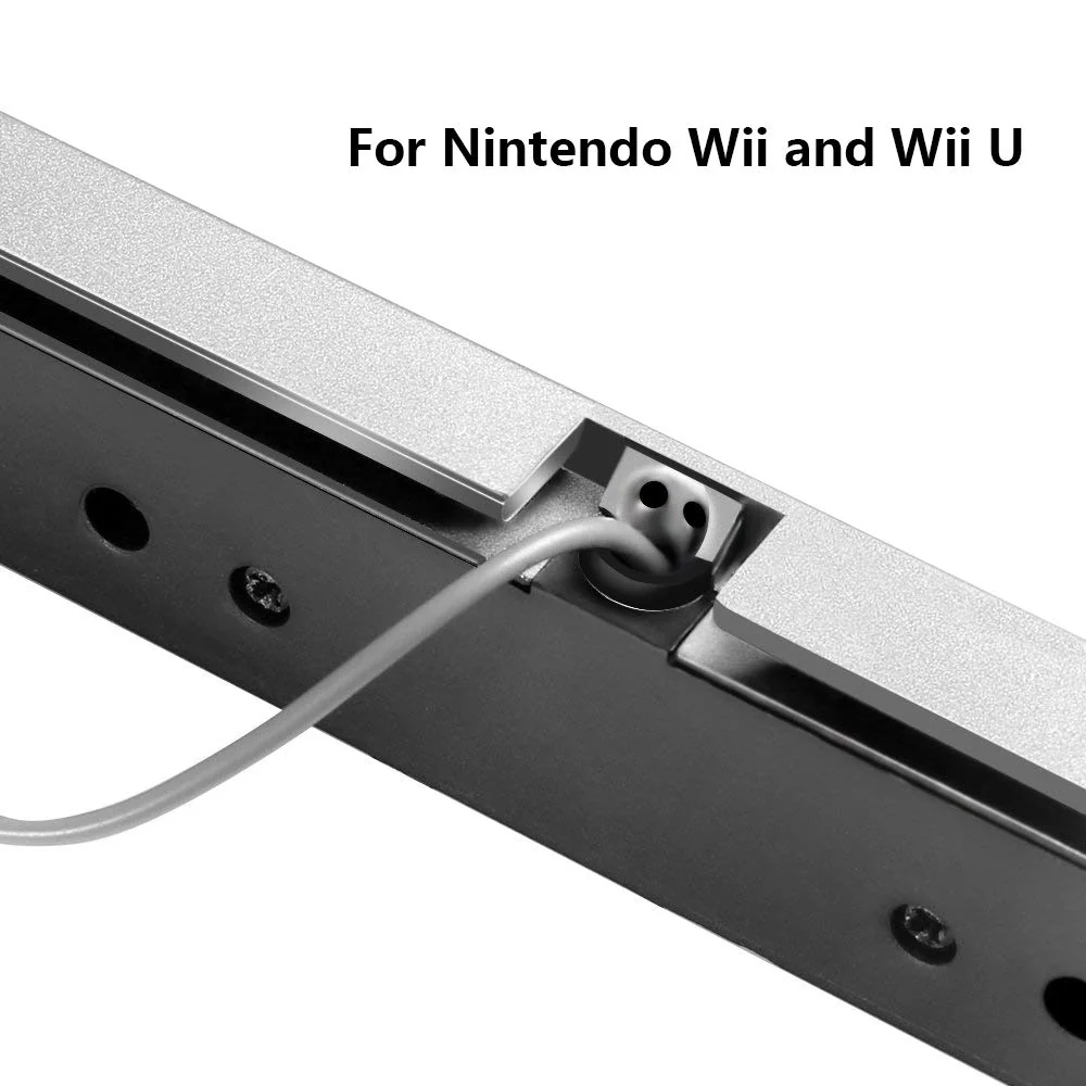 Aokin Sensor Bar for Wii, Replacement Wired Infrared Ray Sensor Bar for Nintendo Wii and Wii U Console, Includes Clear Stand - Image 5