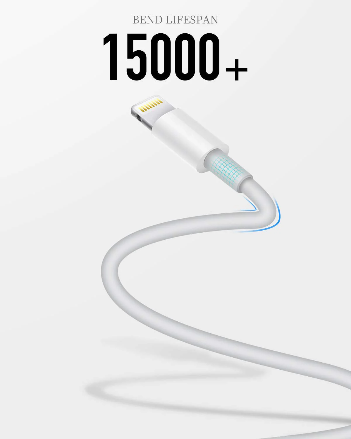 Apple iPhone Charger Cable, 2 Pack Original Lightning to USB Cables Apple MFI Certified 6ft, Fast iPhone Charging Cord for iPhone 11/11Pro/11Max/ X/XS/XR/XS Max/8/7/6/5S/SE 6FT_2PACK - Image 2