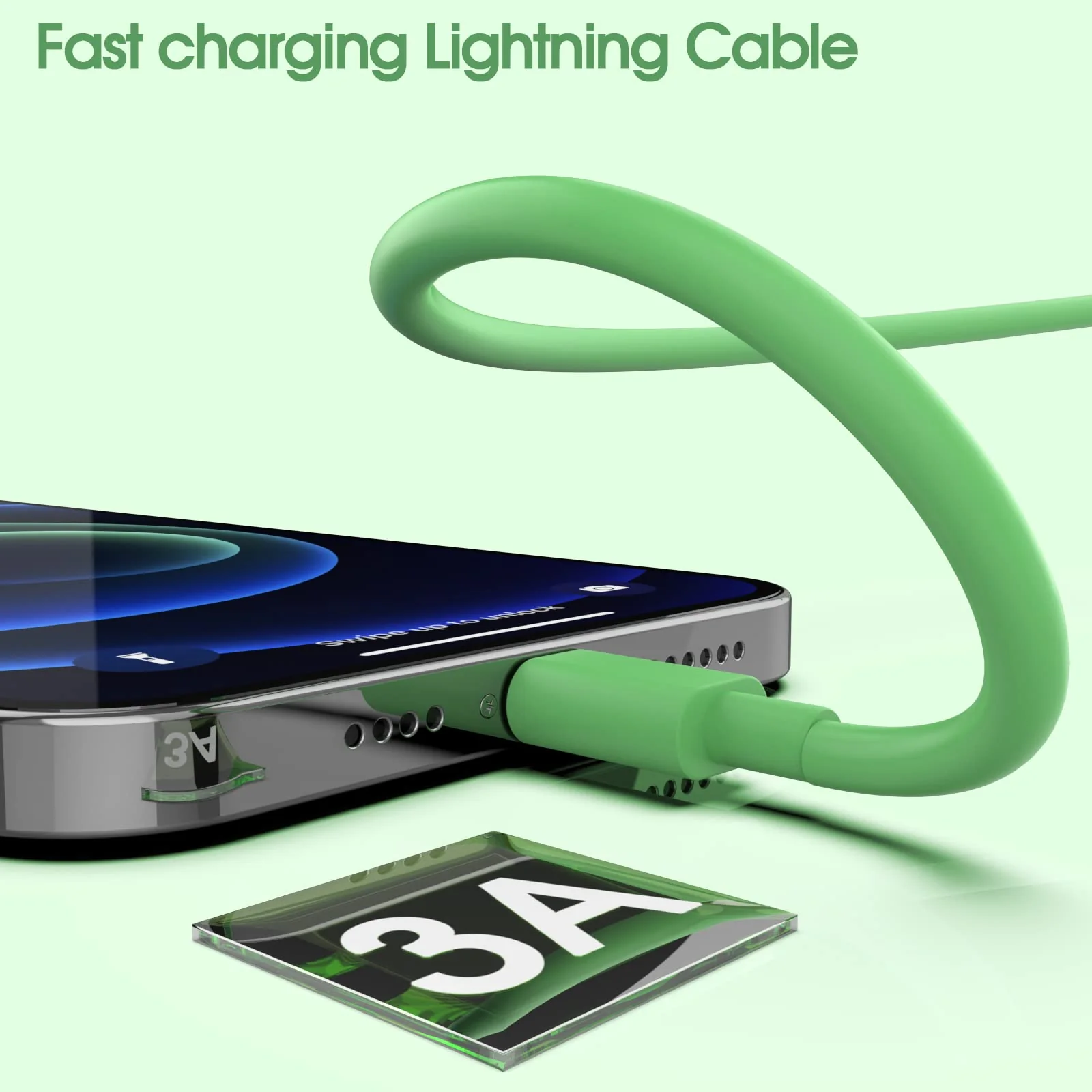[Apple MFi Certified] iPhone Charger, 6Pack(3/3/6/6/6/10 FT) Lightning Cable Apple Charging Cable Fast Charging High Speed USB Cable Compatible iPhone 14/13/12/11 Pro Max/XS MAX/XR/XS/X/8-multicolor - Image 4