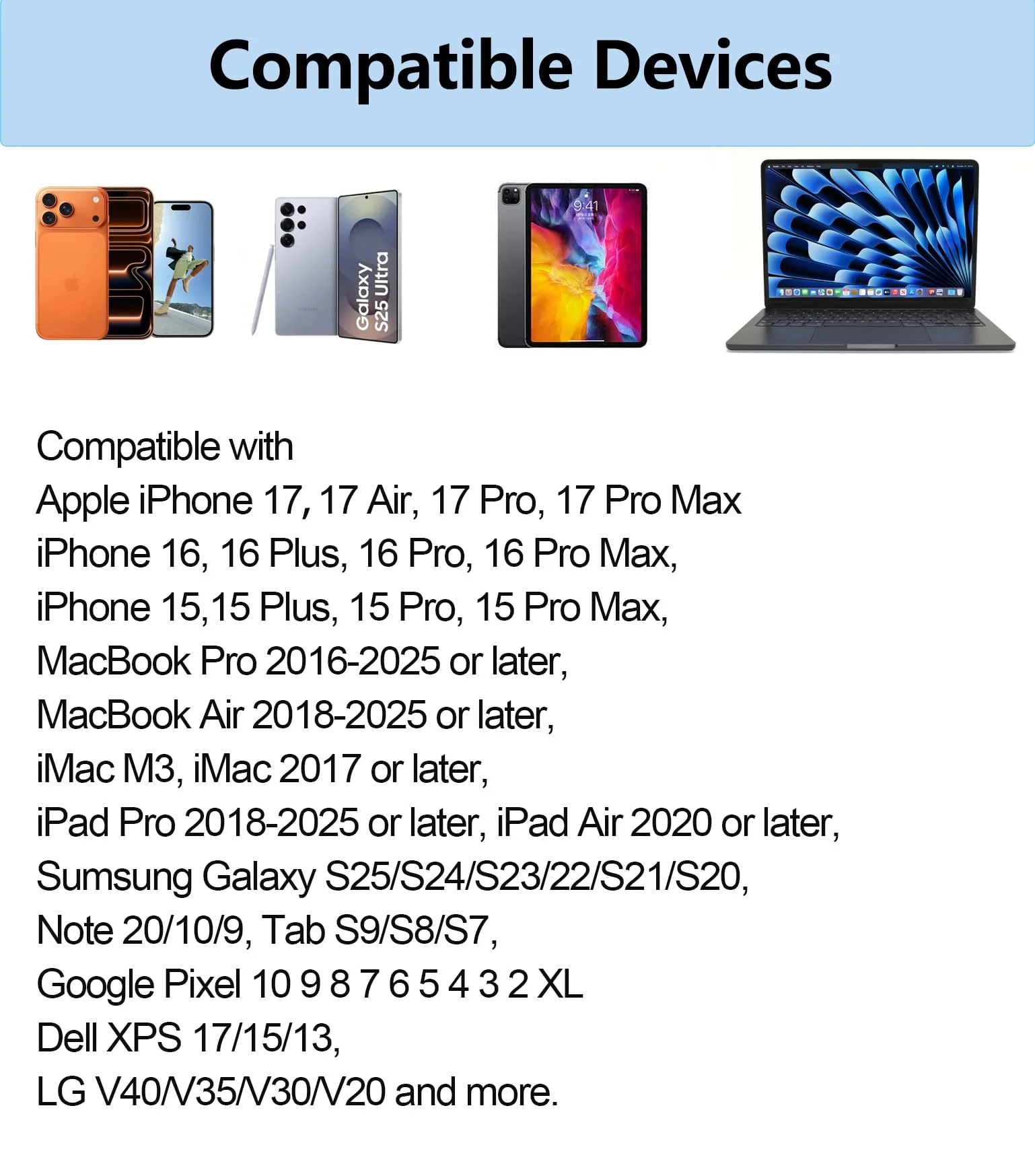 Apple USB C to HDMI Adapter 8K@60Hz for iPhone 15/16/17, MFi Certified Digital AV Converter with 100W PD for MacBook Pro/Air, iPad Pro, iMac, Galaxy S25/S24 and More - Image 7