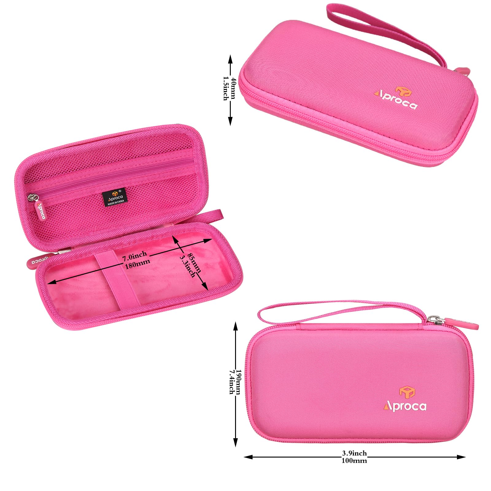 Aproca Pink Hard Storage Case, for Texas Instruments TI-30XIIS / TI-30X IIS 2-Line Scientific Calculator (Case Only) - Image 5