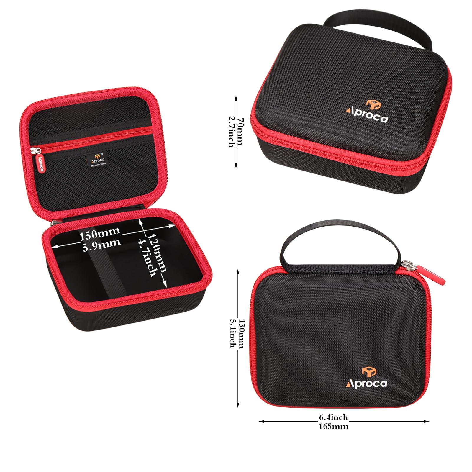 Aproca Portable Hard Storage Protective Case, for Focusrite Scarlett Solo 3rd Gen USB Audio Interface and Accessories - Image 6