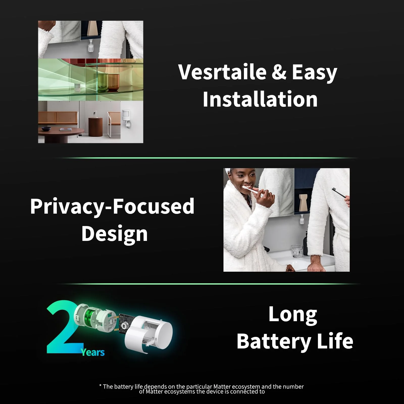 Aqara Motion and Light Sensor P2, Matter Over Thread, Requires 2-in-1 Matter Controller & Thread Border Router, Motion Detector with Light Sensor, Supports Apple Home, Alexa and SmartThings - Image 6