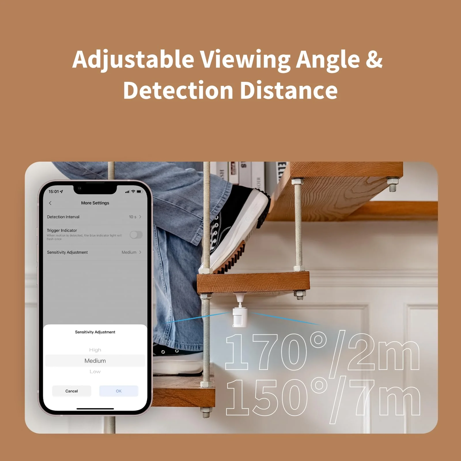 Aqara Motion Sensor P1, Requires AQARA HUB, 5-Year Battery Life, Configurable Detection Timeout, for Alert System and Automations, Compatible with HomeKit, Alexa, IFTTT - Image 3