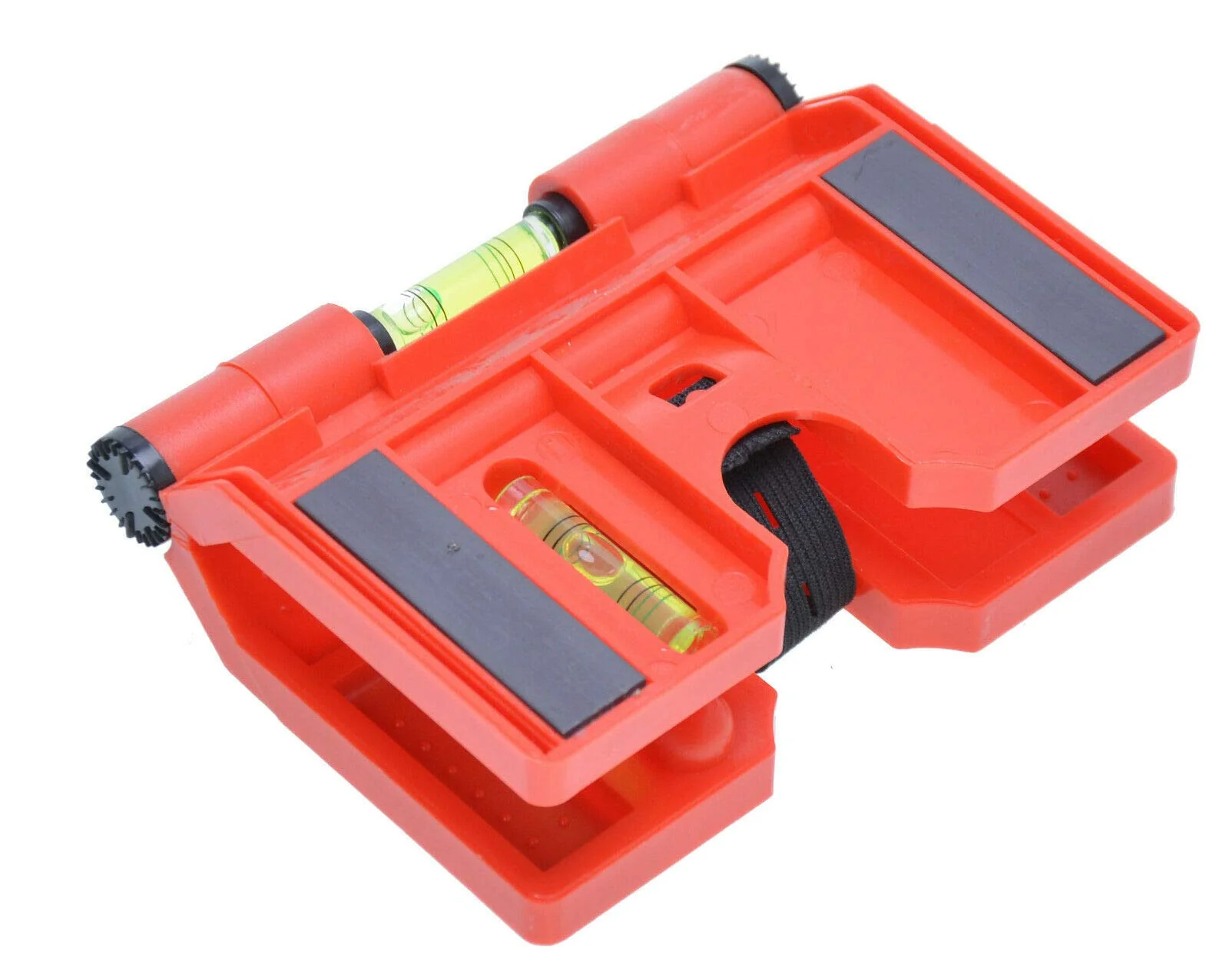Aqbau® Corner Spirit Level Post Spirit Level with Magnet - Plastic Post Spirit Level - Adjustable Angle Spirit Level Post Angle Spirit Level for Pipe Installation Precision - Image 2