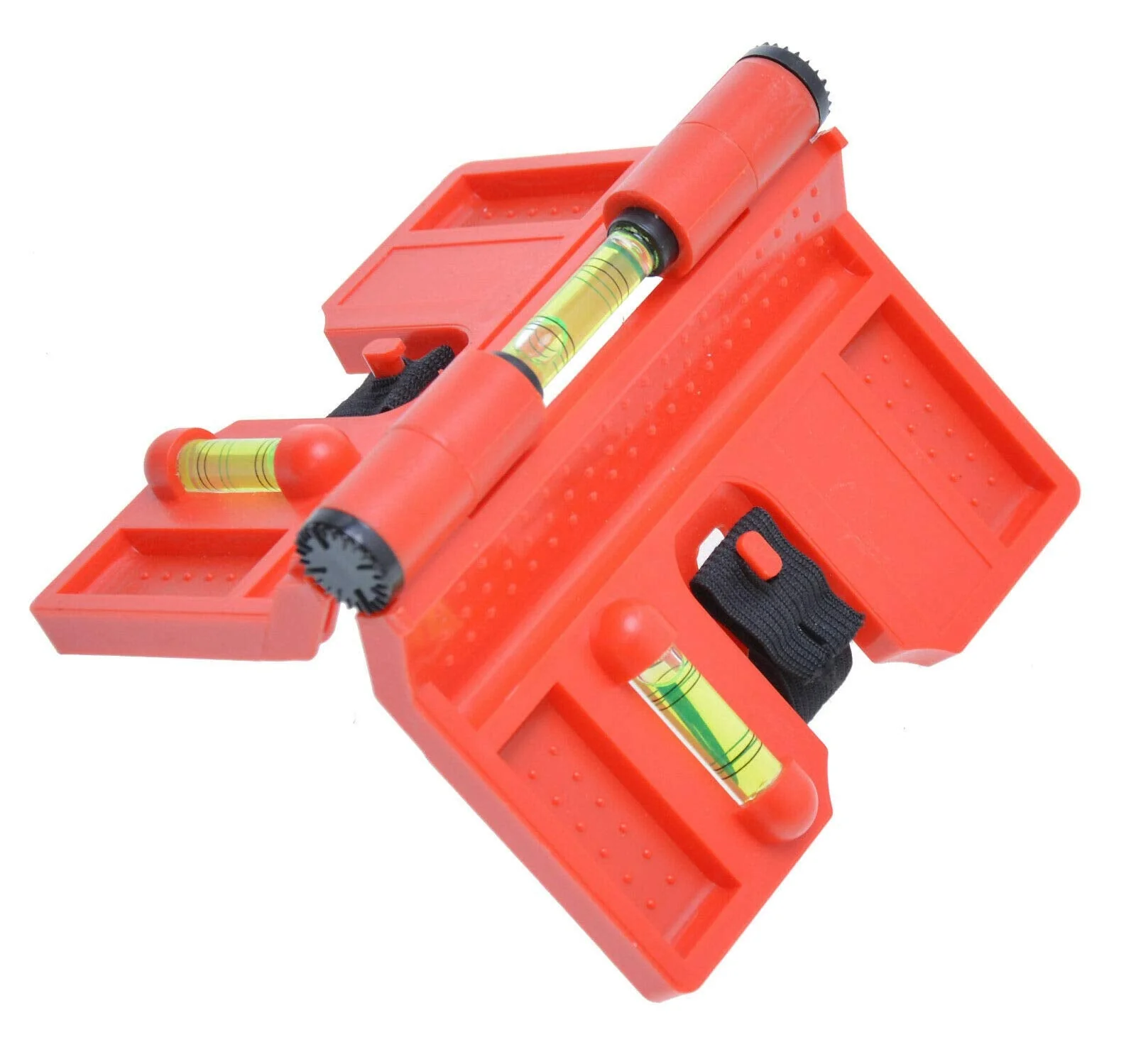 Aqbau® Corner Spirit Level Post Spirit Level with Magnet - Plastic Post Spirit Level - Adjustable Angle Spirit Level Post Angle Spirit Level for Pipe Installation Precision - Image 4