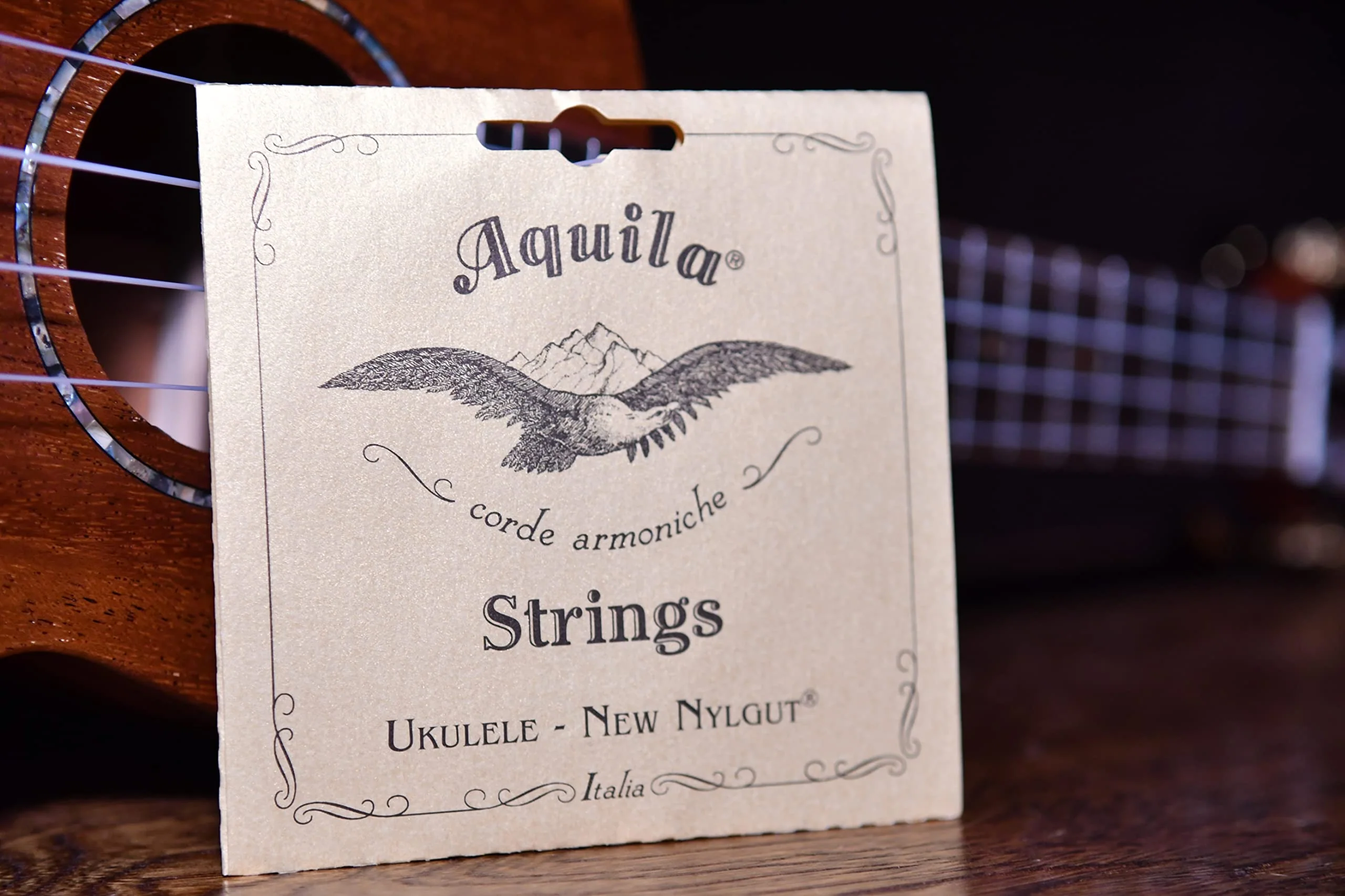 Aquila New Nylgut AQ-42 Banjo Ukulele Strings - High G - 1 Set of 4 - Image 2
