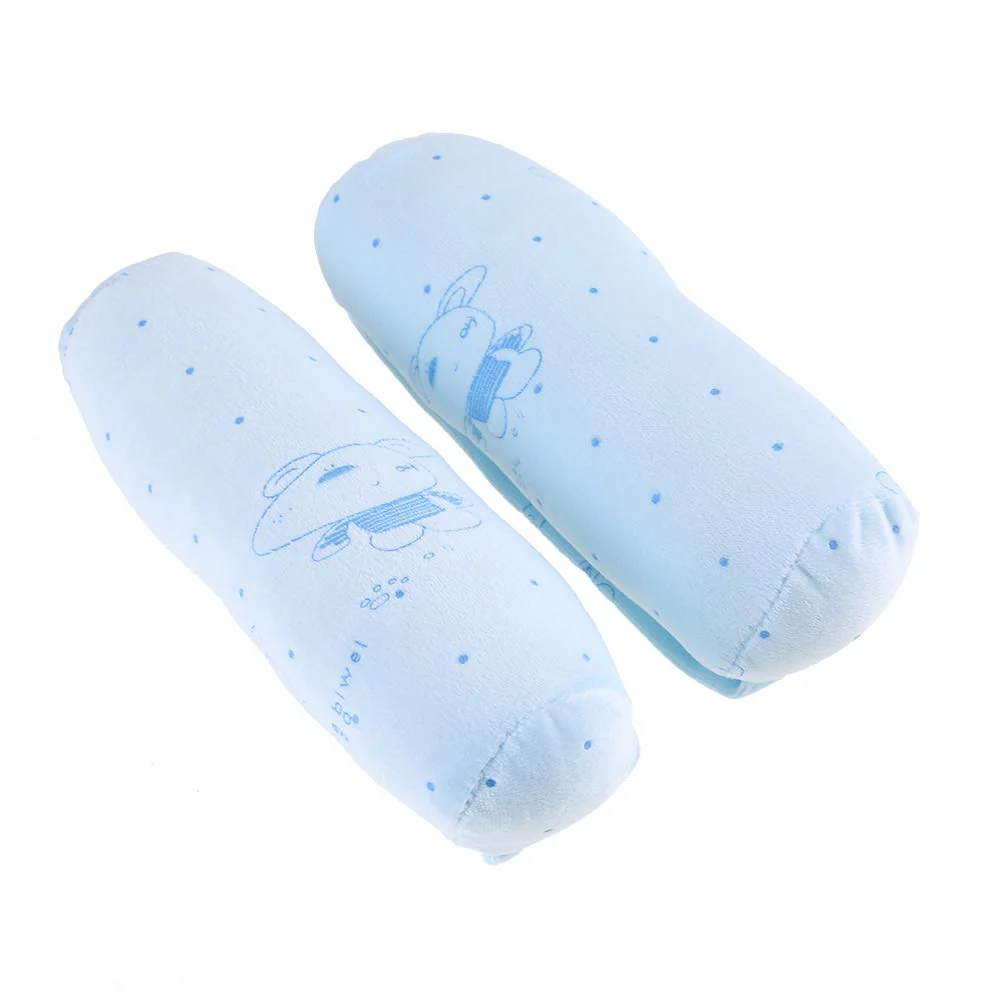 aqxreight Pillow Roll Cotton Inf Sleep Flat Pillow for Newborns. Our Newborn Pillow Helps Adjust Babies. Pillow Roll Pillow Pillow Sleeping Pillow Inf Pillow Blue - Image 3