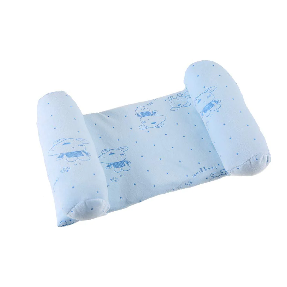 aqxreight Pillow Roll Cotton Inf Sleep Flat Pillow for Newborns. Our Newborn Pillow Helps Adjust Babies. Pillow Roll Pillow Pillow Sleeping Pillow Inf Pillow Blue - Image 6