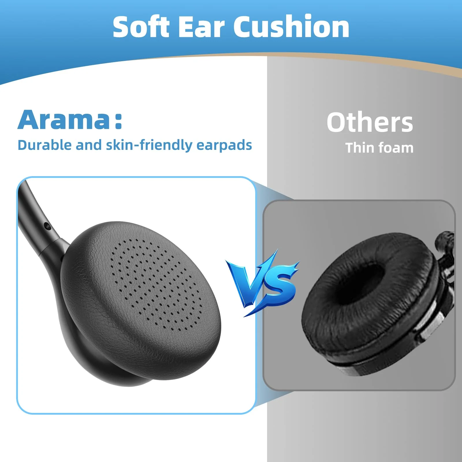 Arama Phone Headsets for Office Phones RJ600C1 RJ9 Wired Headset with Noise Canceling Mic Phones Desk Landline Headset with Microphone Compatible with Cisco Office Phone Mono-A600C - Image 5