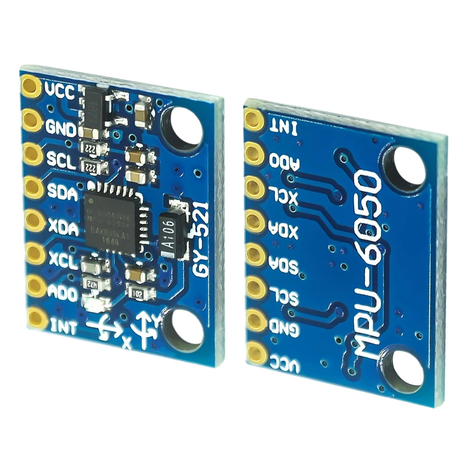 ARCELI 3 x GY-521 MPU-6050 Module, 3-Axis Gyroscope and Accelerometer Compatible with Arduino and Raspberry Pi for Motion Sensing Games, Pedestrian Navigators and Posture Linkages - Image 2