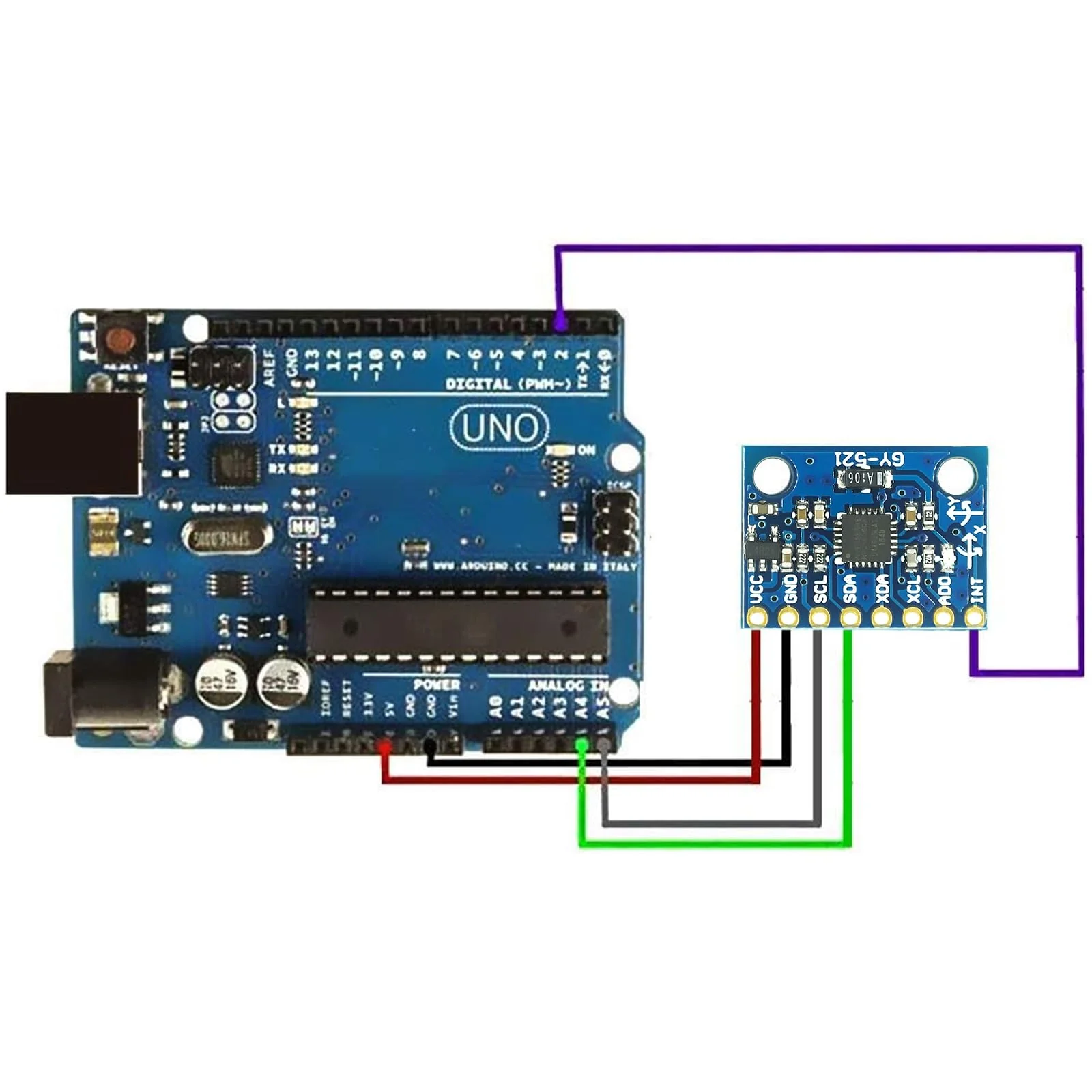 ARCELI 3 x GY-521 MPU-6050 Module, 3-Axis Gyroscope and Accelerometer Compatible with Arduino and Raspberry Pi for Motion Sensing Games, Pedestrian Navigators and Posture Linkages - Image 6