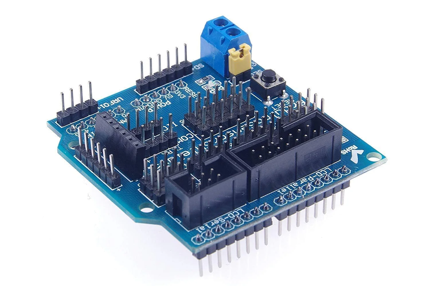 ARCELI UNO R-3 Sensor Shield V5.0 Expansion Board for Arduino Genuino System - Image 5