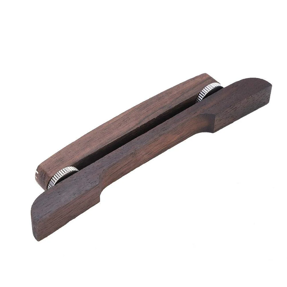 Archtop Jazz Guitar Bridge, Rosewood, Adjustable 6-String Repair Part - Image 9
