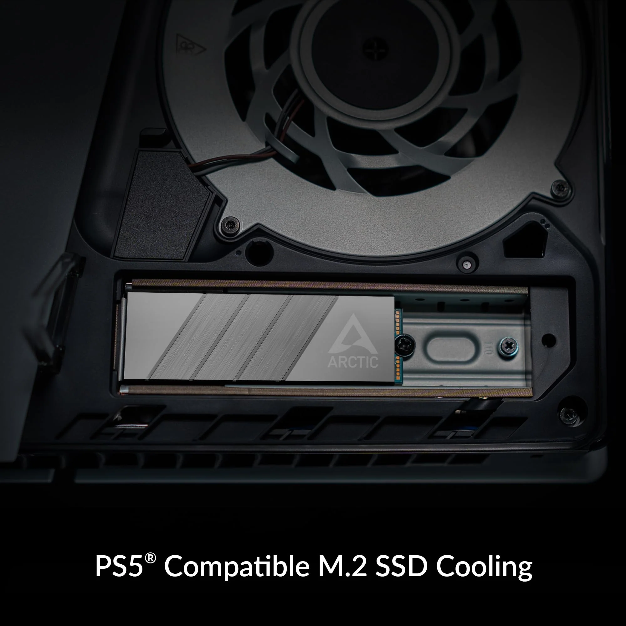 ARCTIC M2 Pro - Heatsink Cooler for M.2 2280 SSD, with ARCTIC TP-3 Thermal Pads, Compatible with PC & Gaming Consoles, for Dual and Single-Sided SSDs - Silver - Image 4