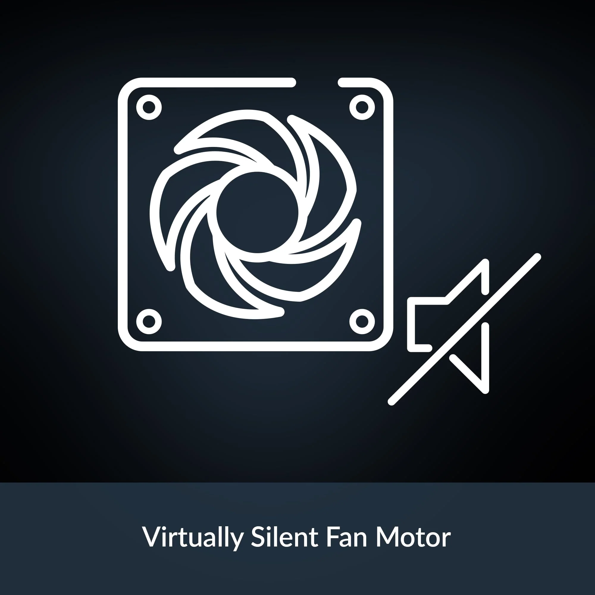 ARCTIC P9 Silent - PC Fan, 92 mm Particularly Quiet case Fan, Optimized for Static Pressure, Quasi Silent Fan Motor, 1900 RPM - Black - Image 3