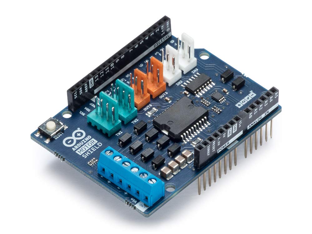 Arduino Motor Shield REV3 [A000079] –Motor Control for Arduino, 4 DC Motors, 2 Stepper Motors, 1.2A per Motor, Integrated Power Supply, Compatible with Arduino IDE for Robotics and Automation Projects - Image 2