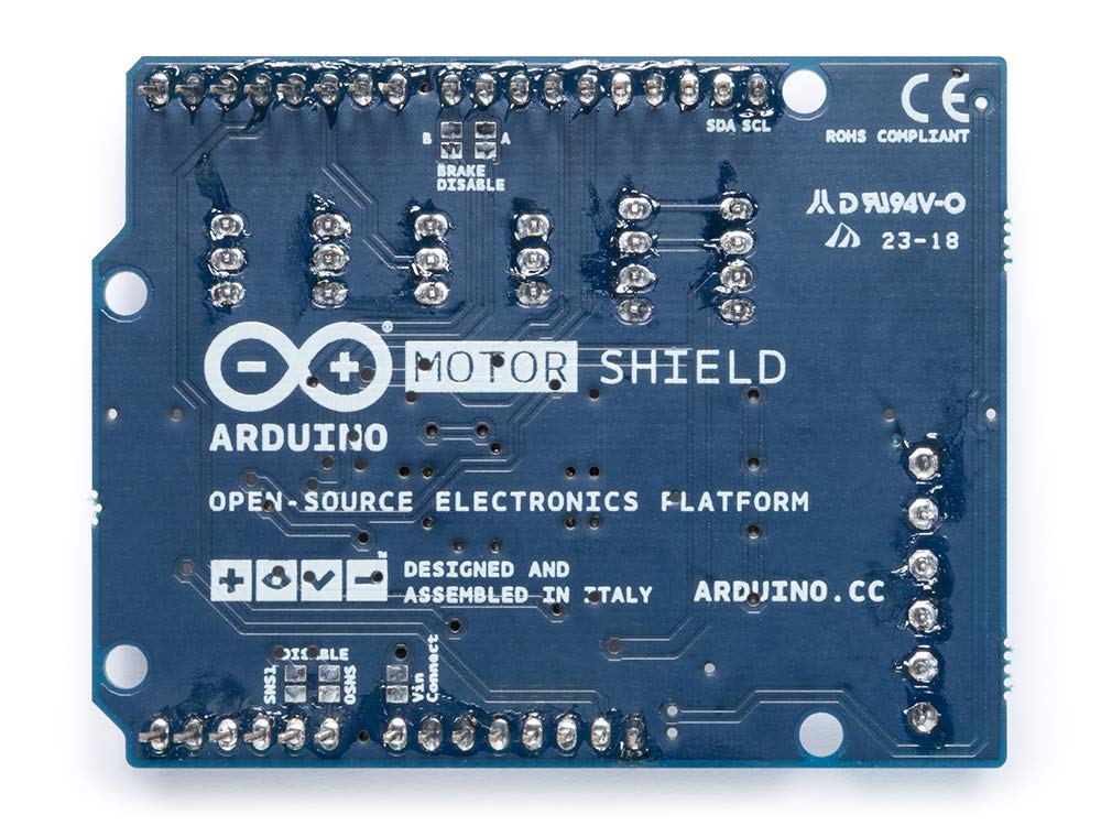 Arduino Motor Shield REV3 [A000079] –Motor Control for Arduino, 4 DC Motors, 2 Stepper Motors, 1.2A per Motor, Integrated Power Supply, Compatible with Arduino IDE for Robotics and Automation Projects - Image 4