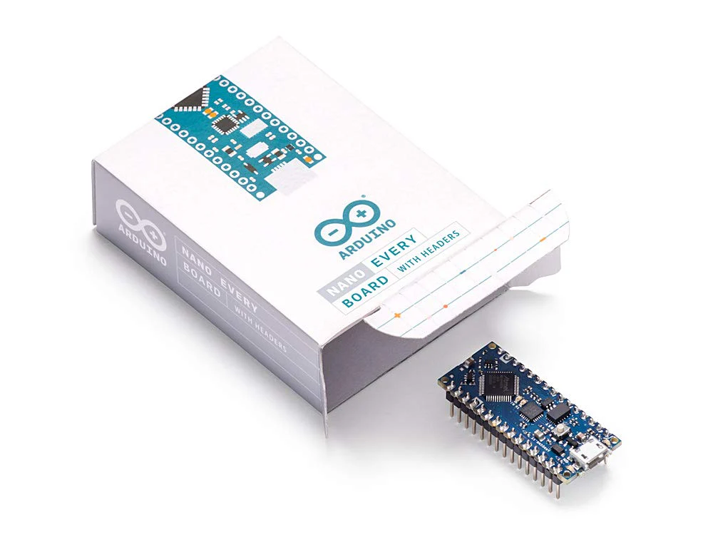 Arduino Nano Every with headers [ABX00033] – Compact ATmega4809 Microcontroller with Micro USB, 20 Digital I/O, 6 Analog Inputs, and Easy Prototyping for DIY Projects - Image 3