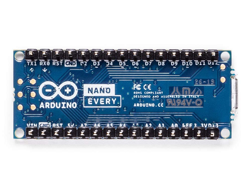 Arduino Nano Every with headers [ABX00033] – Compact ATmega4809 Microcontroller with Micro USB, 20 Digital I/O, 6 Analog Inputs, and Easy Prototyping for DIY Projects - Image 6