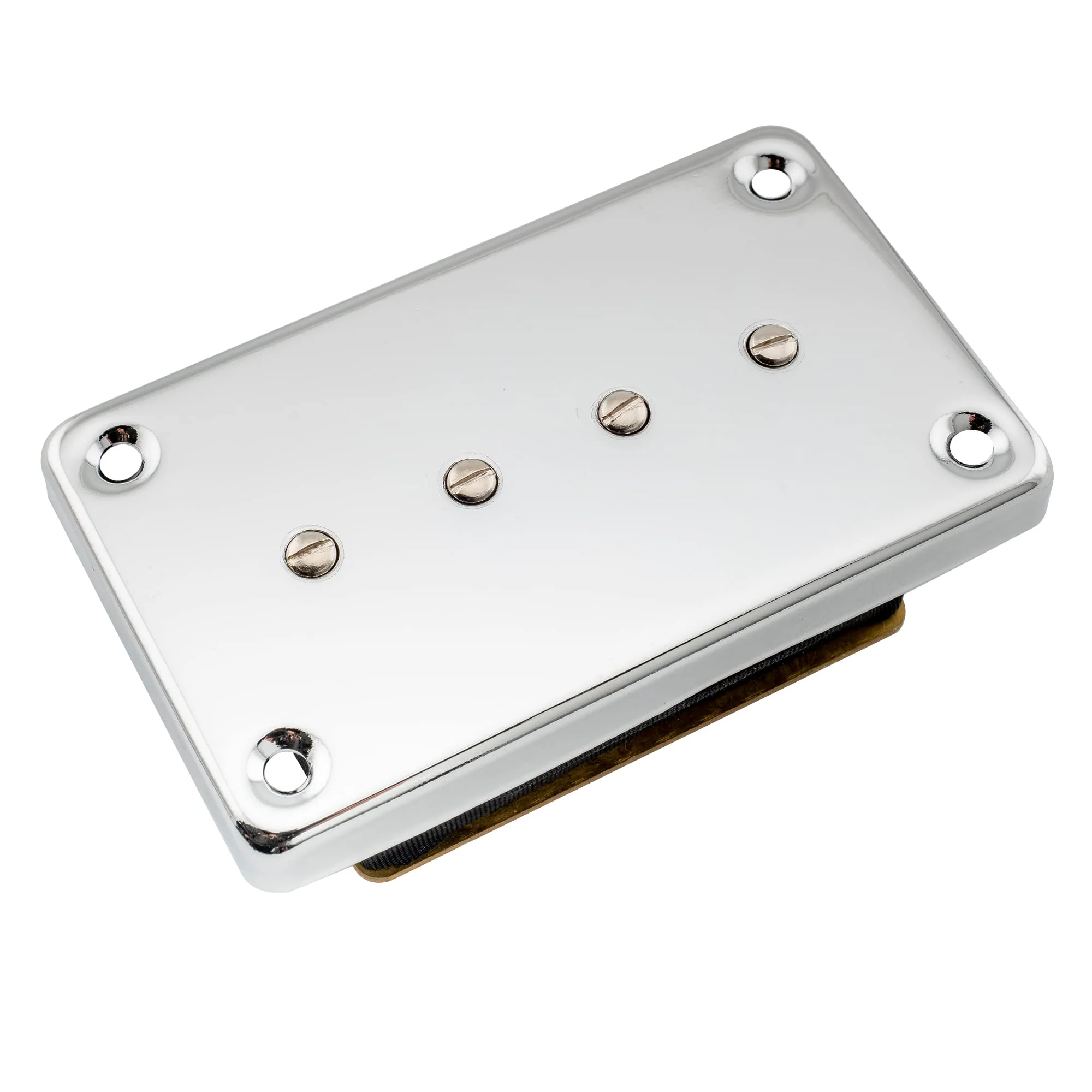 Artec EBC4 Ceramic Sidewinder Mudbucker Style Bass Pickup Neck Pickup 30K for Epiphone/USA SG EB Style Electric Bass, Chrome - Image 4