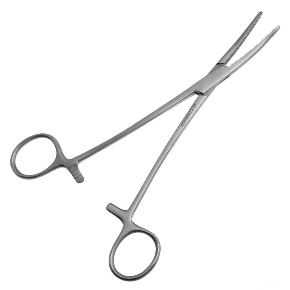 Artery Forceps Spence-Wells - Fishermans Locking Forceps - Curved - Length: 7.1" / 18 cm - Stainless Steel - Image 2