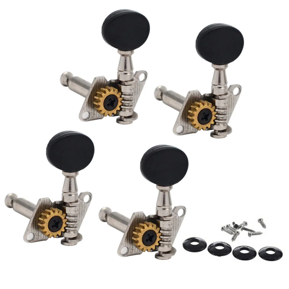 Artibetter 4pcs Ukulele Tuning Pegs Tuner Opened Machine Heads Knobs Tuning Keys for Ukulele 4 String Guitar Parts - Image 7