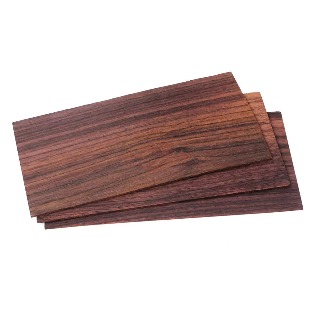 Artibetter Wood Guitar Veneer Rosewood Head Veneer Sheet Headplate Soundboard DIY Protecting Board Guitar Luthiers Replacement Tool for Art Craft Banjo Mandolin - Image 4