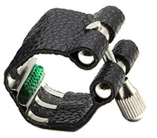 Artificial Leather Clarinet Mouthpiece Ligature Fastener Compact Durable Black - Image 2