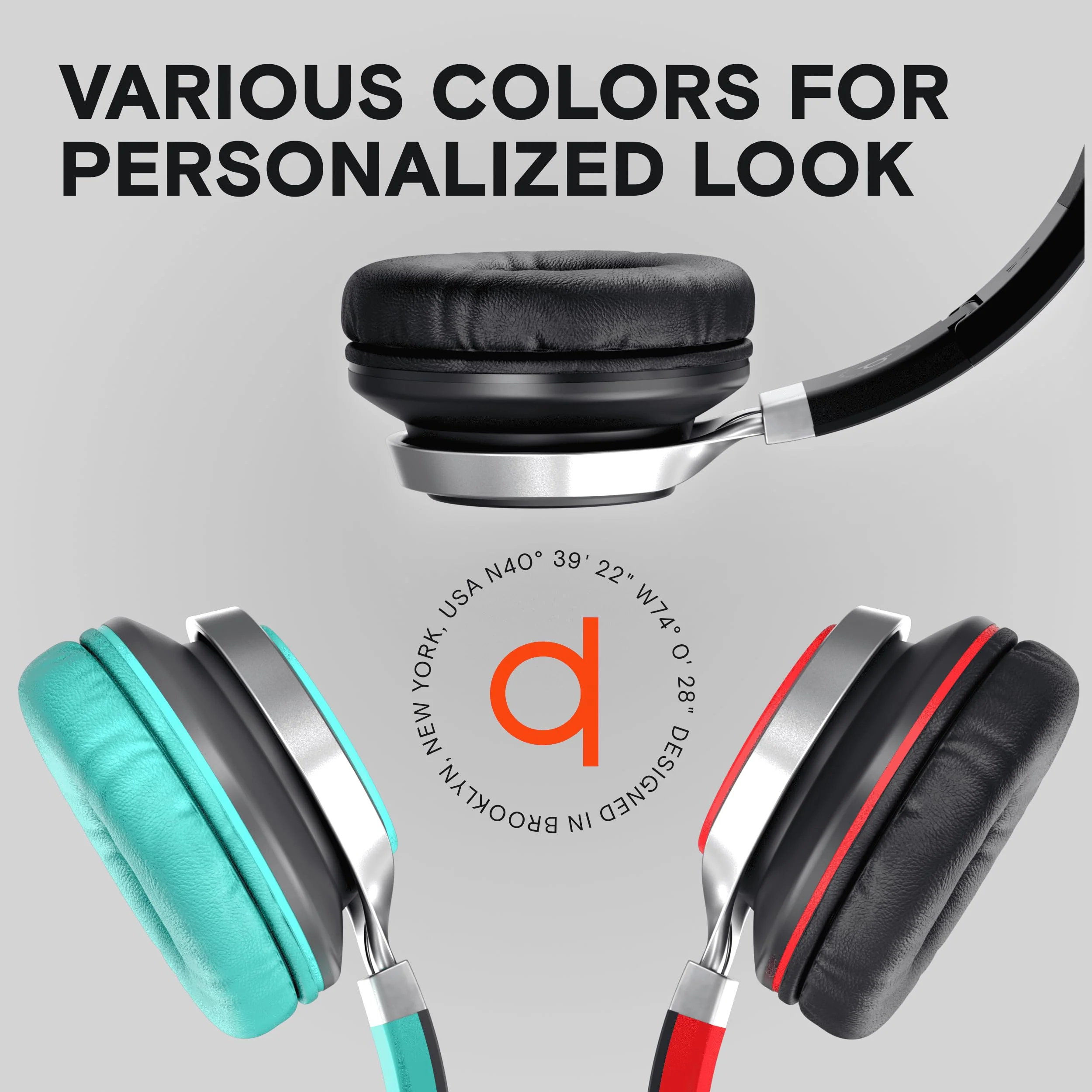 ARTIX CL750 On-Ear Headphones Wired with Mic — Noise Isolating Plug in Headphones, Computer Headphones with Microphone, Headphones for Laptop, Headphones Corded, Headphones with Cord (Aux Jack 3.5mm) Black - Image 7
