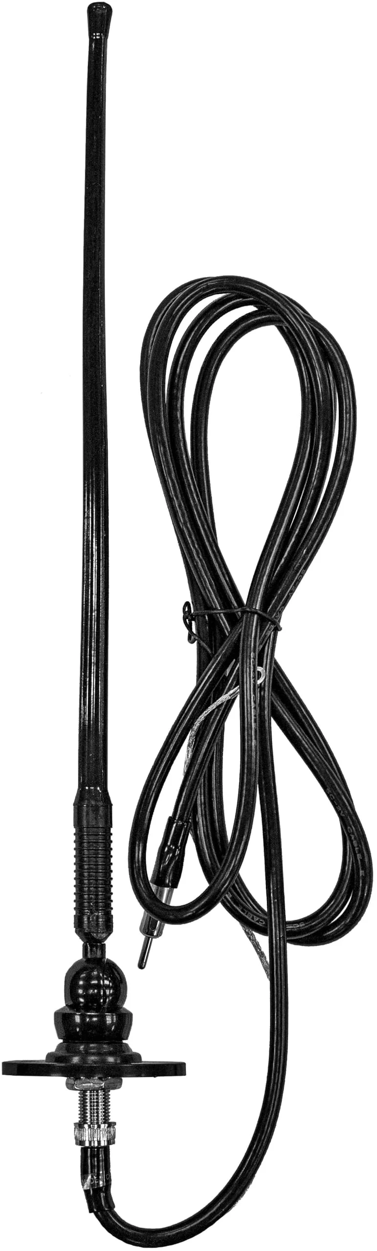 ASA Electronics 44US01R Jensen Rubber Mast AM/FM RV Antenna - Top or Side Mount - Image 3