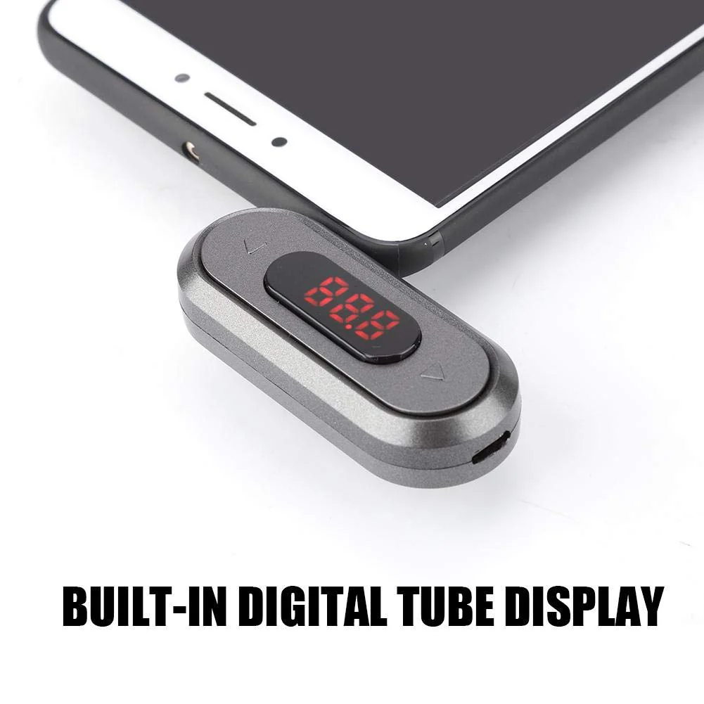 ASHATA 3.5MM Audio Head Mobile Phone/Pad/MP3/MP4/MP5/Tablet FM Transmitter Built in 300mAh Battery Car Radio Transmitter - Image 3