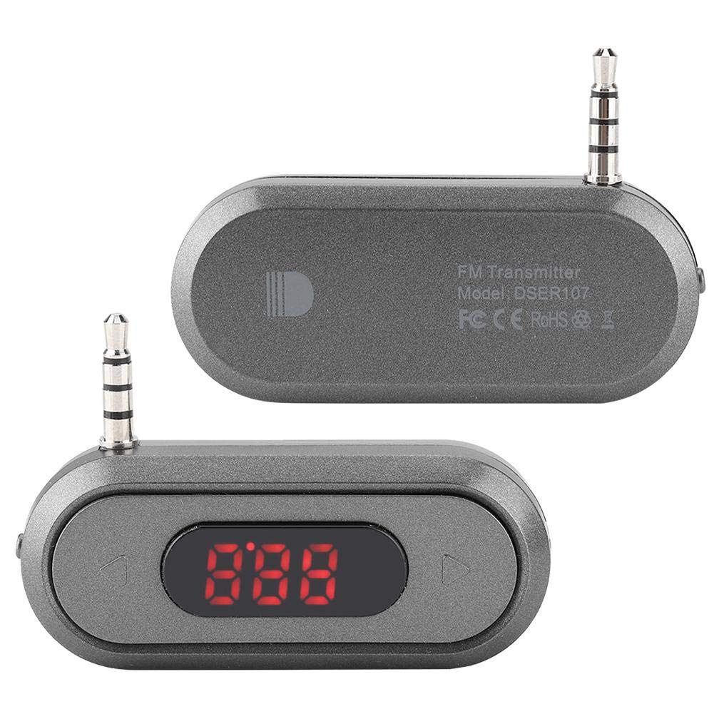 ASHATA 3.5MM Audio Head Mobile Phone/Pad/MP3/MP4/MP5/Tablet FM Transmitter Built in 300mAh Battery Car Radio Transmitter - Image 9