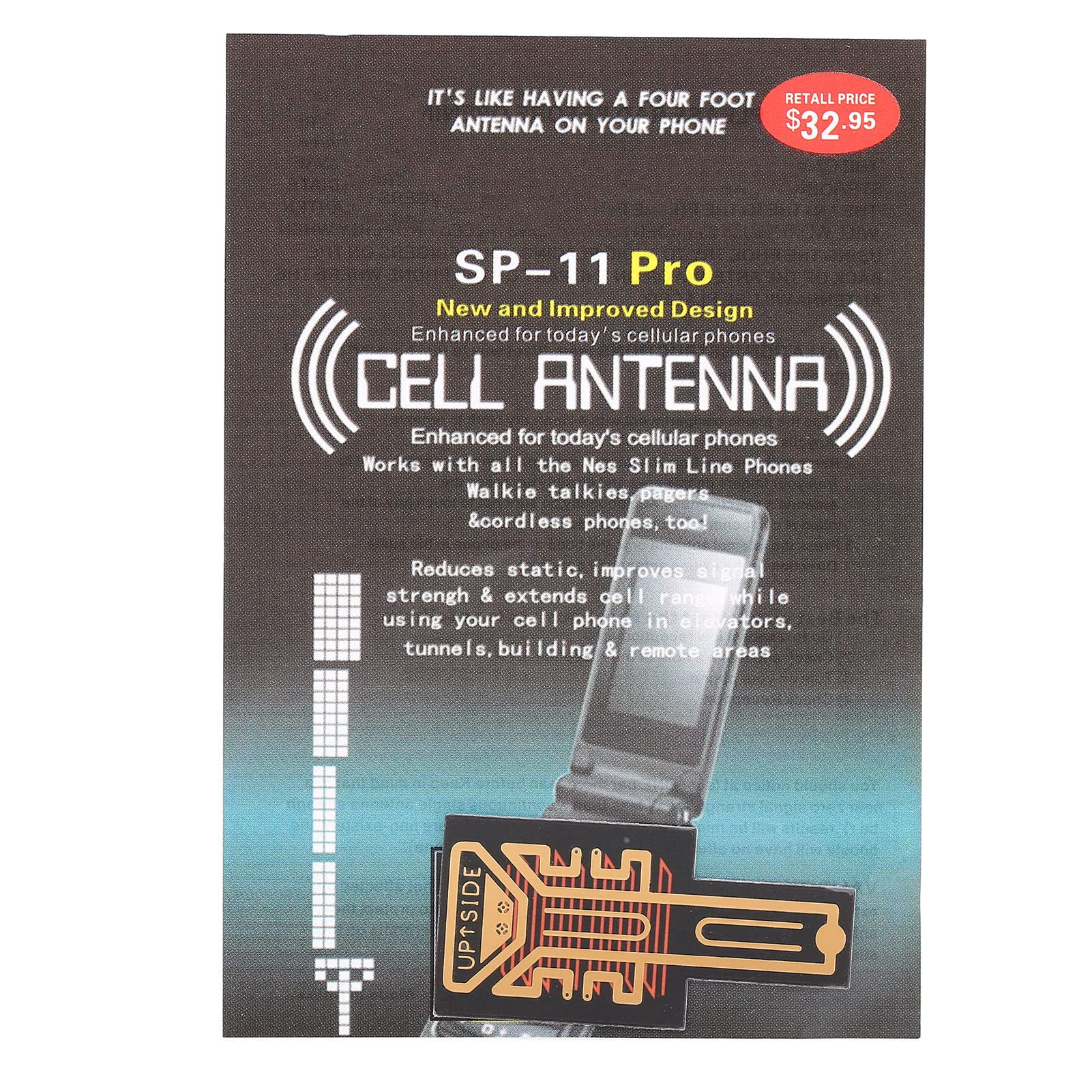 ASHATA 5Pcs Cell Phone Booster Sticker, Mobile Phone/Walkie Talkies/Buzzers Enhancement Sticker for Outdoor Camping Elevators Tunnels and Mountains - Image 2