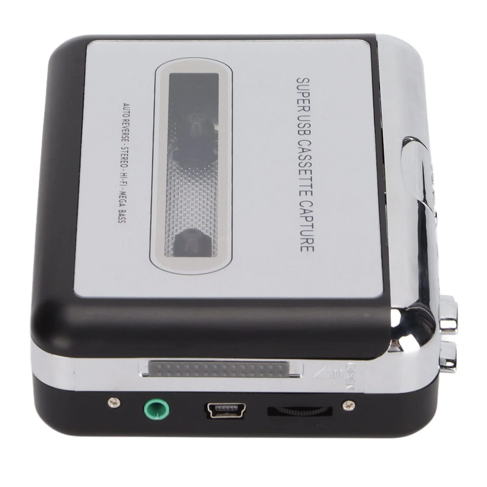 ASHATA Cassette to MP3 Converter Player, Portable Cassette Player with Headphones, 3.5mm Audio Jack, Convert Tapes to MP3 Cassette Tape Player for Laptop PC Car EC218 - Image 6