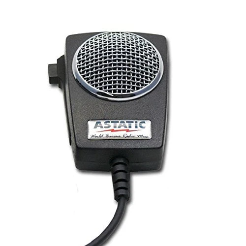 Astatic 302-10005 D104M6B Amplified Ceramic Power 4-Pin CB Microphone, Black - Image 3