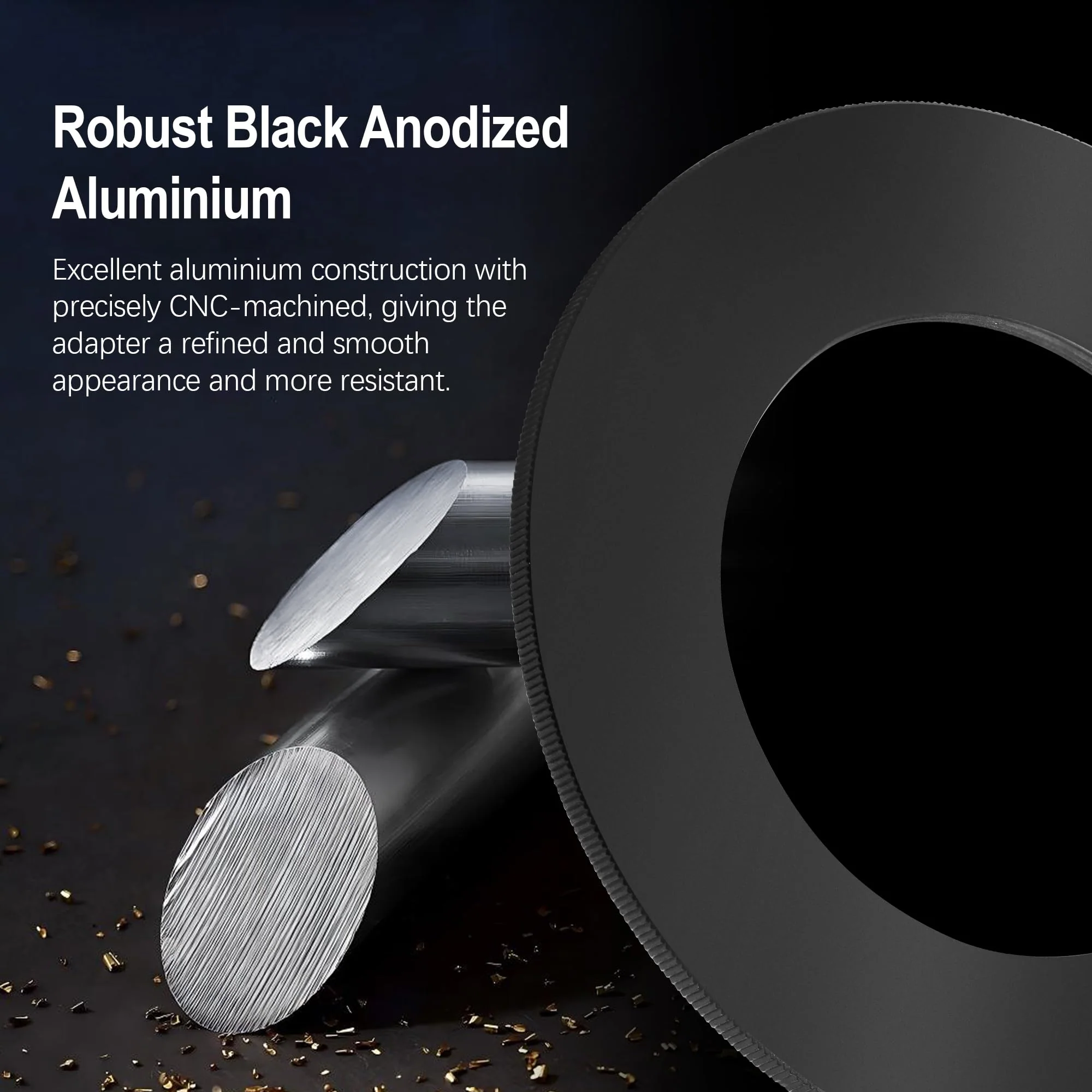 Astromania M48x0.75 Female Rotation Lock Ring Telescope Adapter, Metal Aluminum Telescope Accessories to Mount to Adapter with M48/2 Inch Male Thread for Astronomical Telescope - Image 4