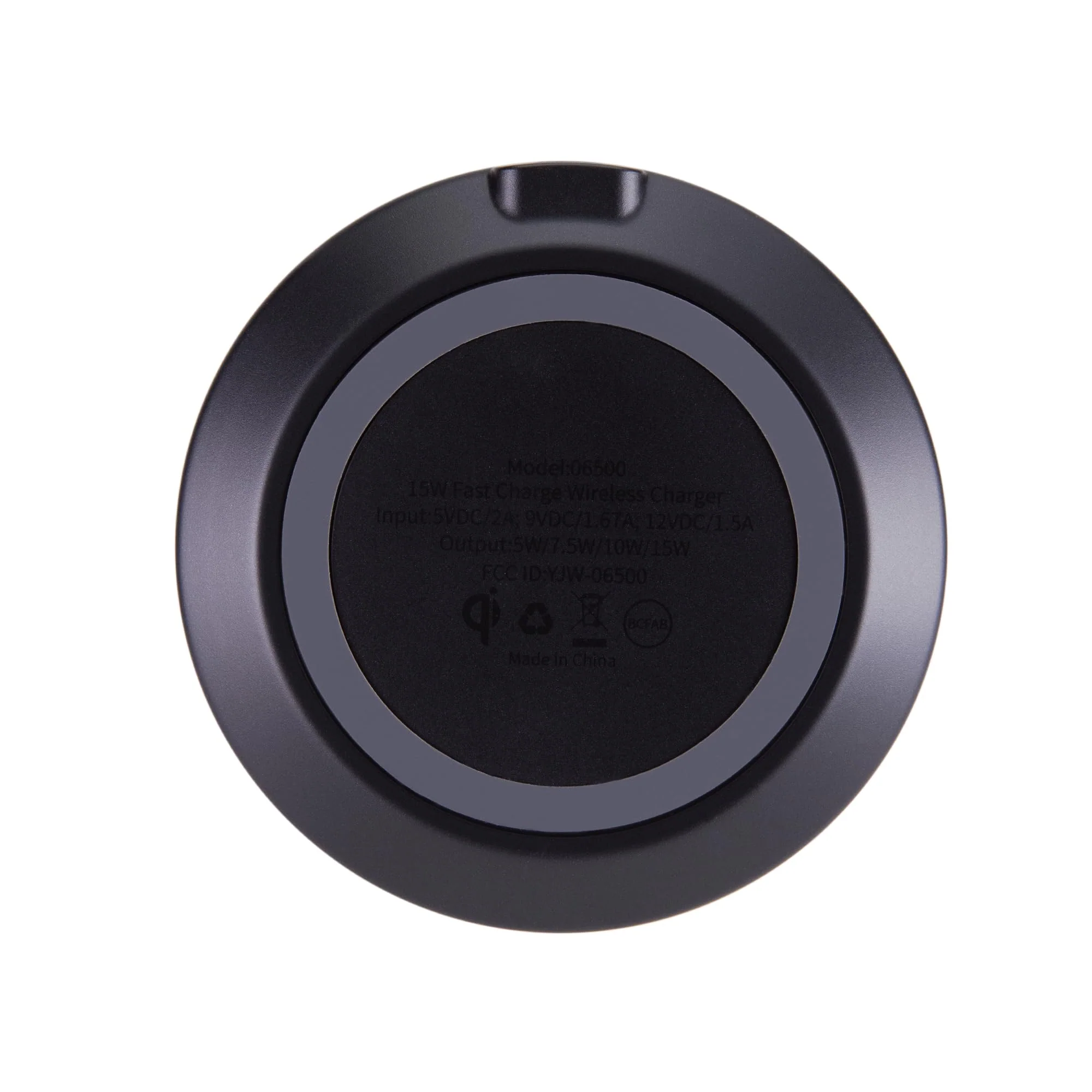 AT&T 15W Qi Certified Case-Friendly Wireless Charging Pad for Apple iPhone, Google Pixel, and Samsung Galaxy (Black) with type C to C cable Black - Image 5