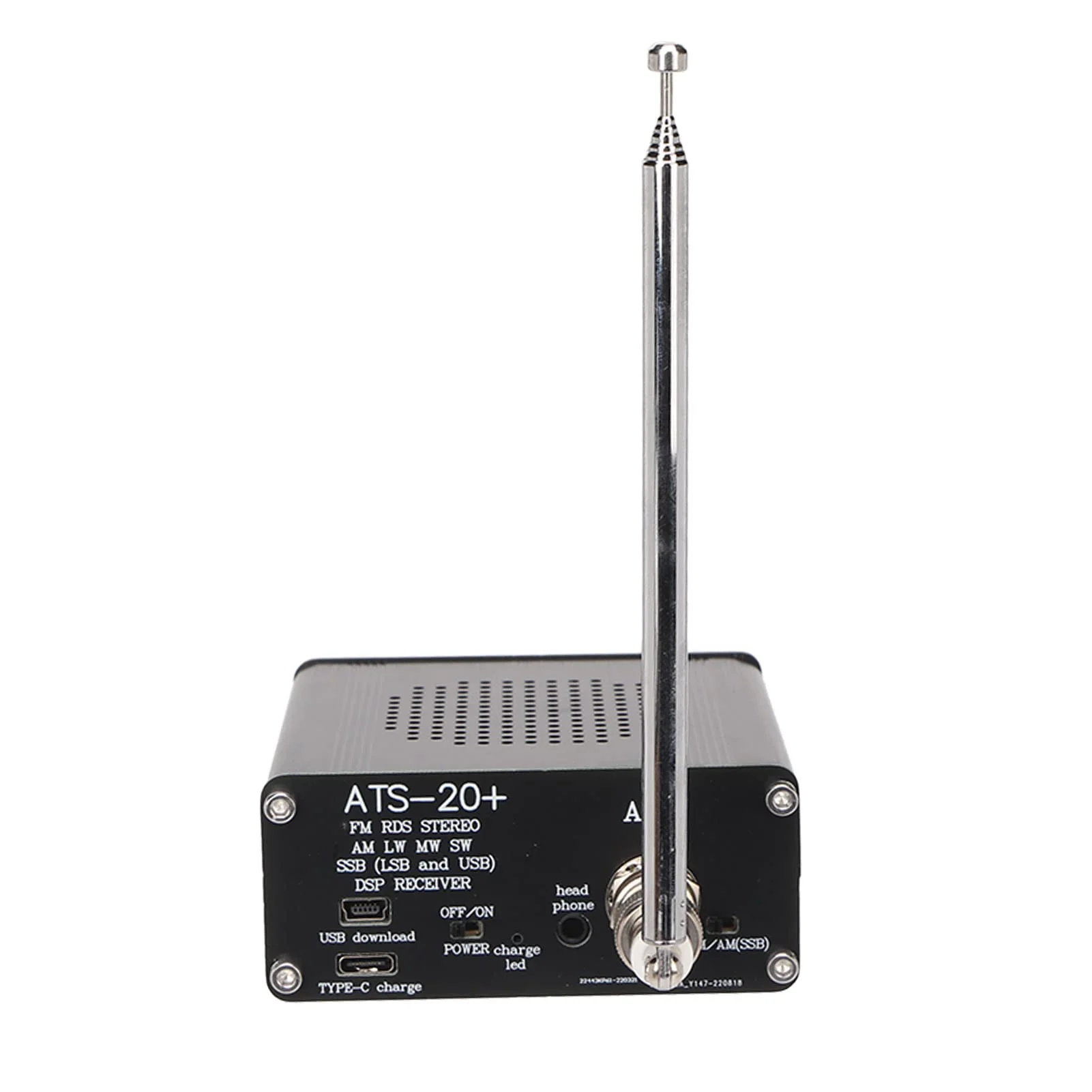 ATS 20+ Full Band Radio Receiver FM AM MW SW and SSB LSB USB, Portable Handheld Radio with Speaker, Antenna, for Outdoor Camping Home - Image 6