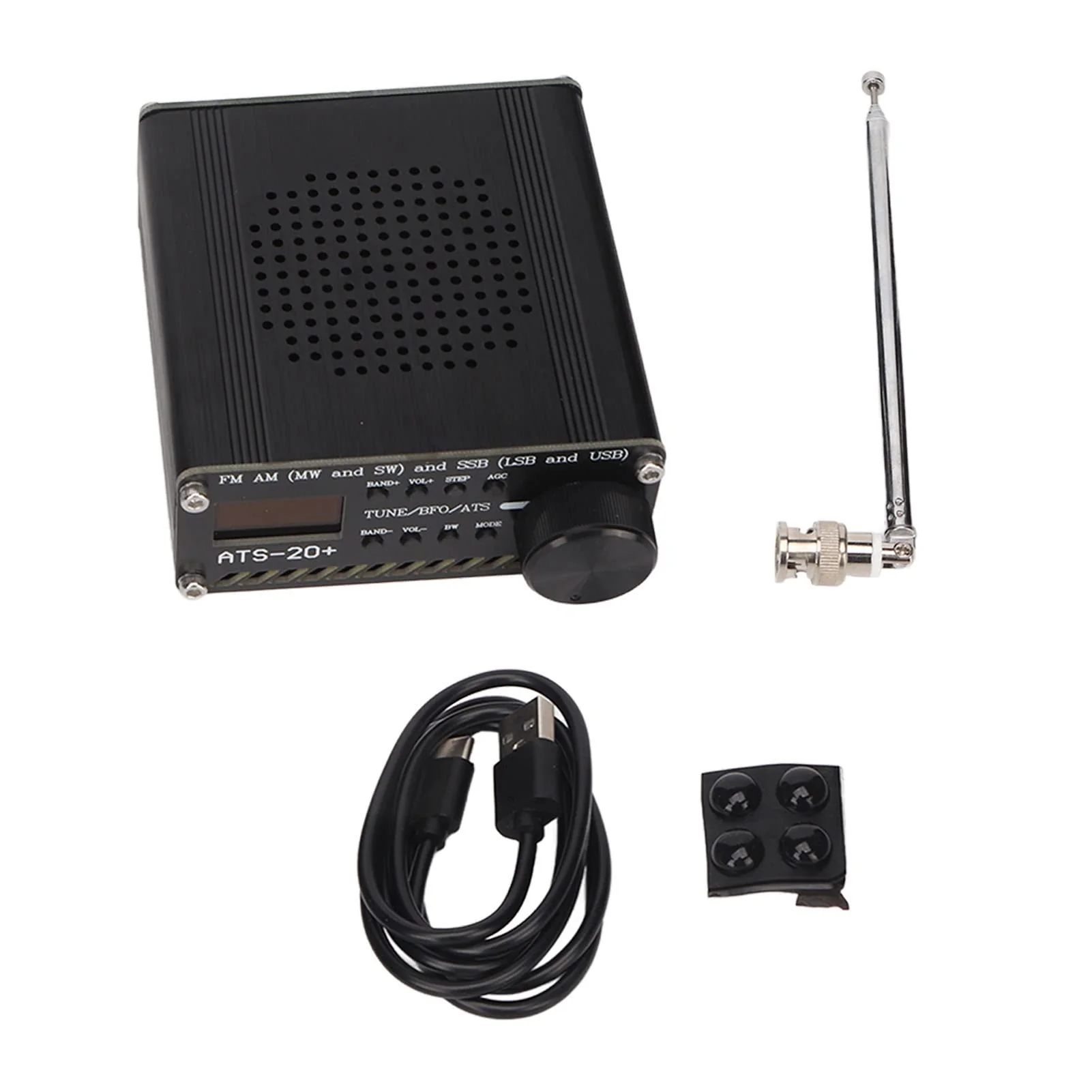 ATS 20+ Full Band Radio Receiver FM AM MW SW and SSB LSB USB, Portable Handheld Radio with Speaker, Antenna, for Outdoor Camping Home - Image 7