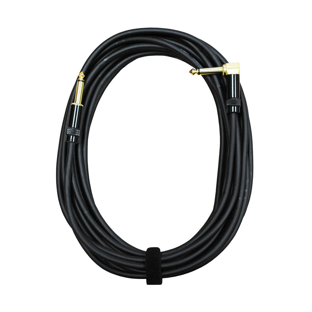 Audio 2000s E28125 1/4" TS Right Angle to 1/4" TS 25 Feet Audio Cable - Image 2